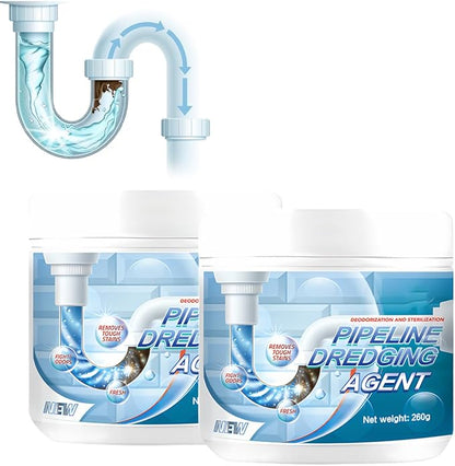 Sink and Drain Cleaner, 2026 Upgraded Powerful Unclog Sink Drain Cleaner, Pipeline Cleaning for Kitchen Bathroom Sinks, Tubs Pipe Cleaning Tool (2pcs)
