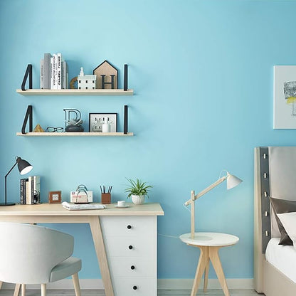 118"x17.7" Teal Peel and Stick Wallpaper Solid Color Teal Contact Paper Self-Adhesive Removable Wallpaper for Wall Covering Cabinet Countertop Vinyl Roll
