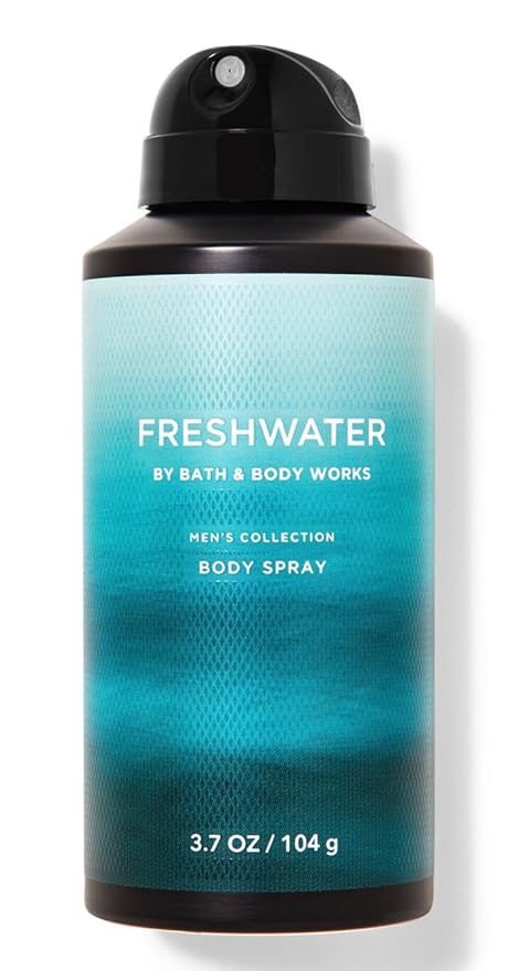 Bath & Body Works - Men's Collection - 3 Piece Bundle - Spray - Body Cream - Shower Gel and Diamond Soap (freshwater)