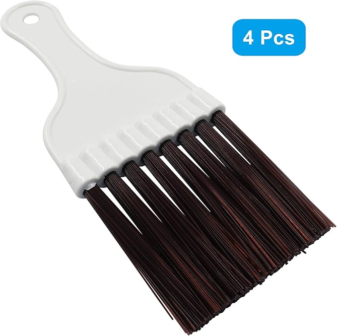 4 Pcs Brown Air Conditioner Condenser Cleaning Brush Ac Coil Cleaner Brush HVAC Refrigerator Coil Cleaning Brush