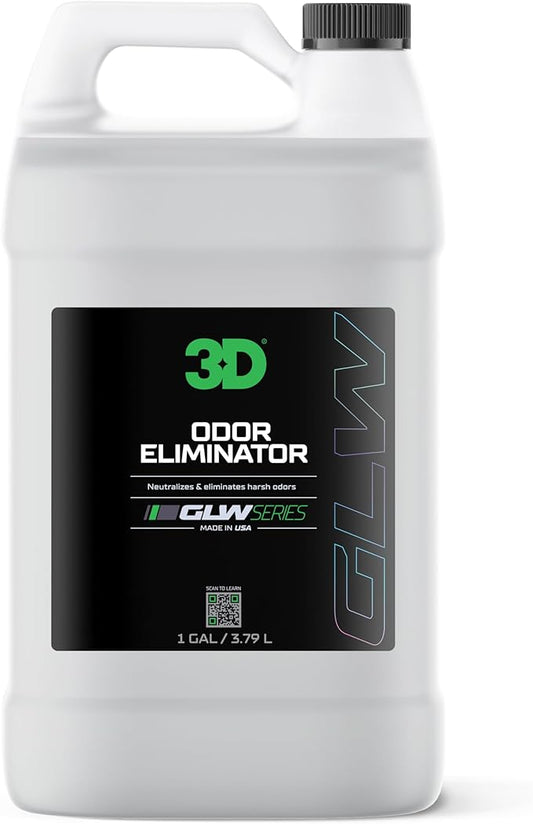 3D Odor Eliminator 1 Gallon – Professional Car Interior & Home Deodorizer Spray – Neutralizes Smoke, Pet & Food Smells at the Source – Fresh Clean Scent, Eco-Friendly & Biodegradable – Made in USA