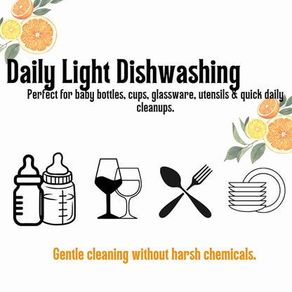 KELEBS 2 Dish Soap Bars | Citrus Essential Oil Formula | Natural & Organic Ingredients | Gentle on Hands | For Plant-Based Kitchens & Light Dishwashing | Biodegradable | No Overpour | Value Pack