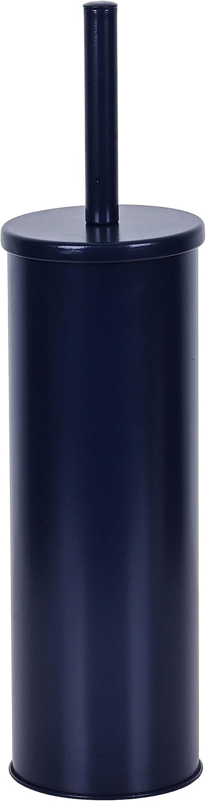 Deep & Sturdy Toilet Bowl Brush with Holder - Durable Scrubbing - Toilet Cleaners - Household Essentials - Bathroom Cleaner - Cleaning Supplies - Household Supplies, Matte Navy