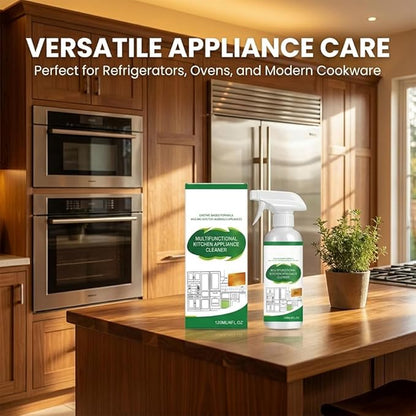 Kitchen Appliance Cleaner Spray, Multi-Purpose Cabinet Cleaner All in One, Kitchen Cabinet Cleaner for Stove Oven Range Hood Countertop, No Rinse No Scratch, 120ml/4oz (5PCS)