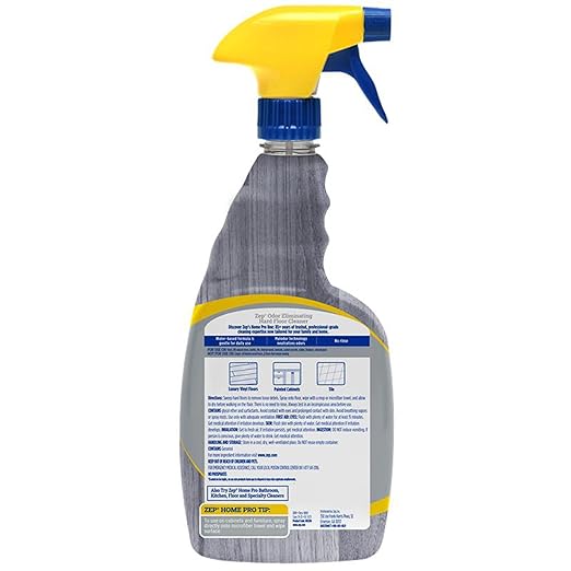 Zep Home Pro Odor Eliminating Hard Floor Cleaner 32oz (Pack of 1) R61206 - Remove dirt, odors, and grime from hardfloors with our quick-drying and streak-free formula