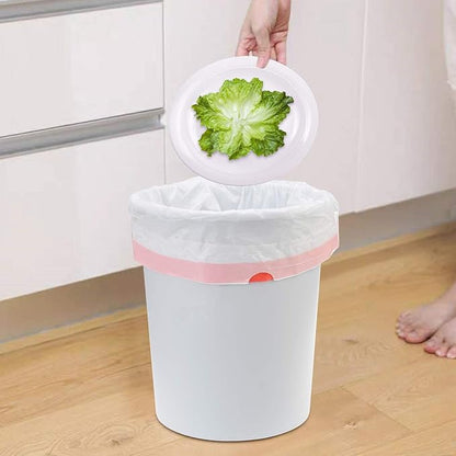 Magesh 4 Gallon Small Drawstring Trash Bags, 30 Counts, White