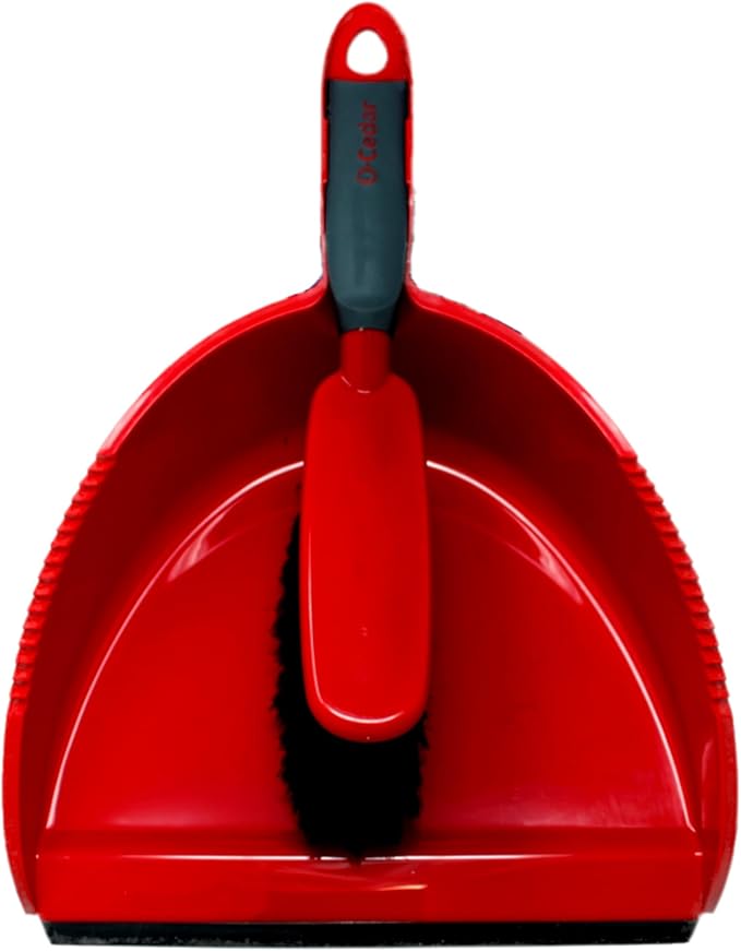O-Cedar Snap-On Dust Pan & Brush Set