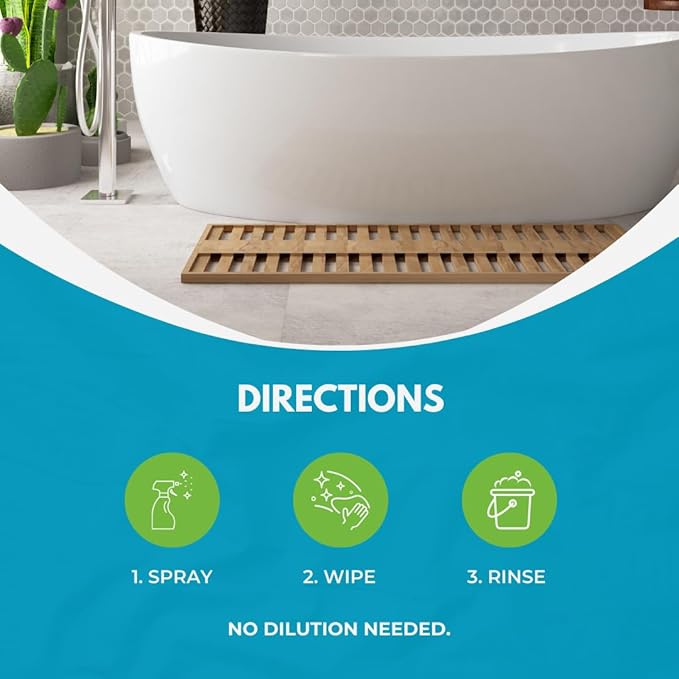 StoneTech Revitalizer Cleaner and Protector | Natural Stone Cleaner | Marble, Quartz, Granite Countertop Cleaner | 3-in-1 Cleans and Reseals | 2-Pack 24 oz Spray + Microfibers, Citrus Scent