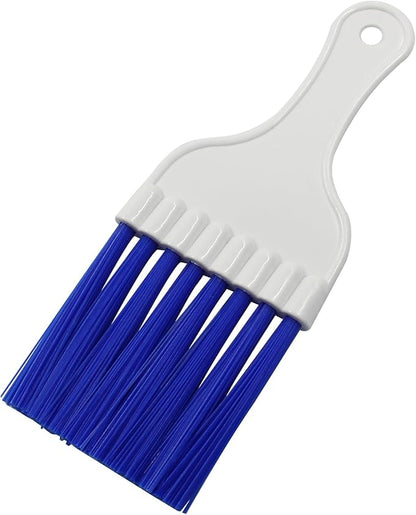 4 Packs Blue Air Conditioner Condenser Cleaning Brush Ac Coil Cleaner Brush HVAC Refrigerator Coil Cleaning Brush