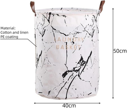 1PC Folding Laundry Basket Round Storage Bin Bag Large Hamper Collapsible Clothes Toy Basket Bucket Organizer Large Capacity