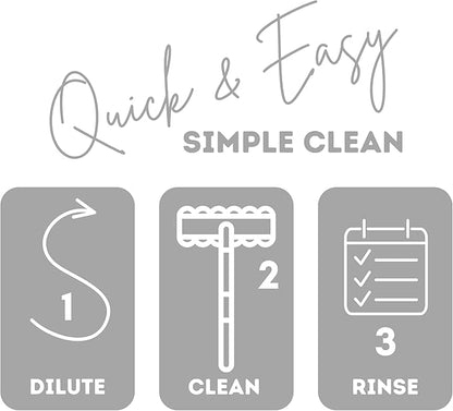 Quick Shine Multi Surface Concentrated Floor Cleaner 27oz Use on Hardwood, Laminate, Luxury Vinyl Plank LVT, Tile & Stone Dirt Dissolving & Powerful Cleaning Makes 27 Gallons