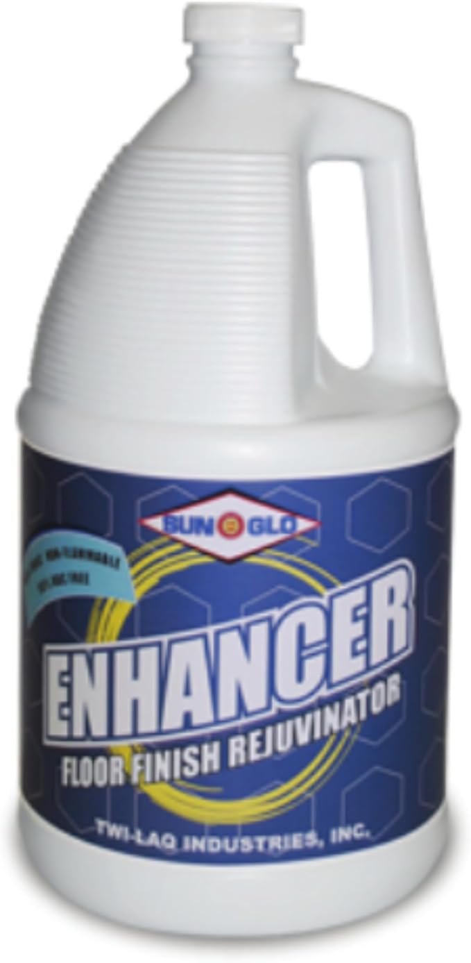 SunGlo Enhancer - Rejuvenate Floor Finish, Spray Buff for Floors Cleaning Supplies, Hardwood Floor Polish (4x1 Gallon Case)