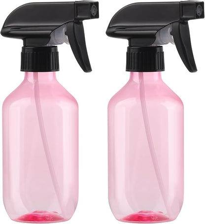 Empty Spray Bottles,10 oz Refillable Water Spray Bottle Adjustable Nozzle Mist/Stream Squirt Bottle for Hair Styling Watering Plants Cleaning Products