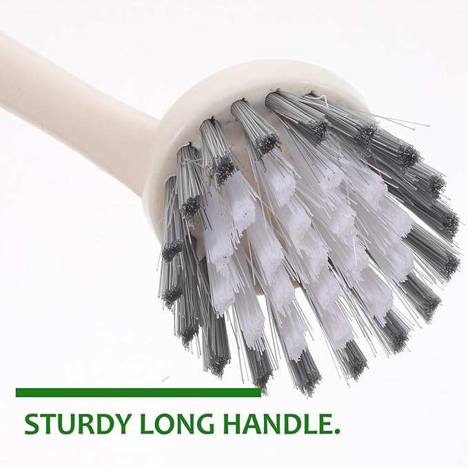 Hemoton Kitchen Dish Brush with Long Handle and Soft Bristles for Effective Sink Cleaning and Pot Scrubbing Dishwashing Brush for Household Kitchen Use