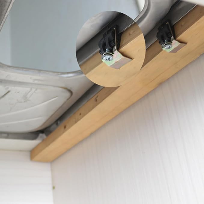 Practical Sink Attachment Clips Sink Mounting Bracket Sink Installation Repair Fasteners For Kitchen & Bathroom Use
