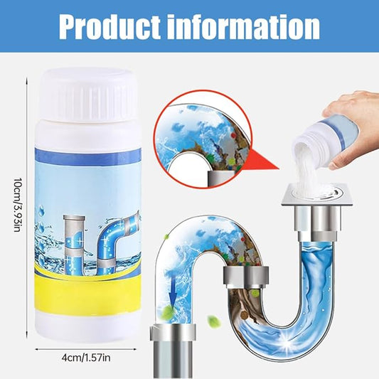 2026 New Sink Drain Cleaner, Multi-functional Powerful Pipe Unclogging Agent, Sink and Drains Cleaner Foam Cleaner for Kitchen Toilet and Pipes Cleaning Tool (3Set)