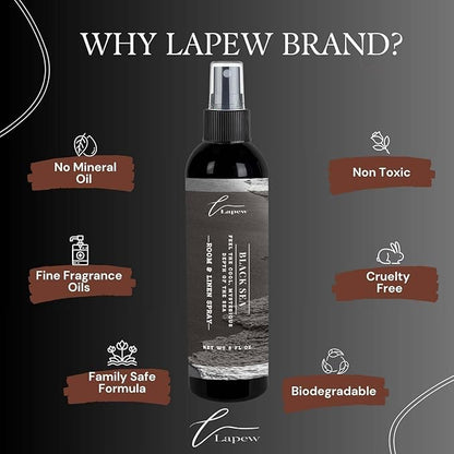 Lapew Room & Linen Spray | Fragrance Mist for Home, Car & Office | Fabric & Air Freshener | Neutralizing Mist | Made in USA | Black Sea