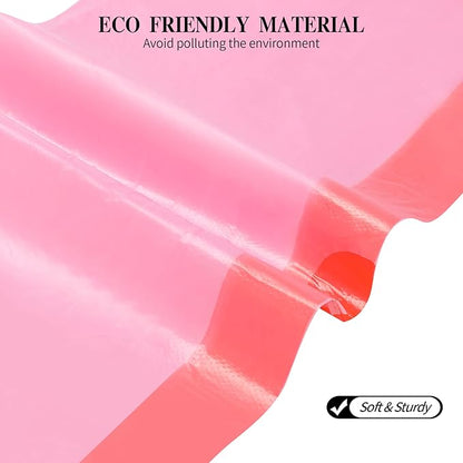 3Rolls Drawstring Small Trash Bags,4 Gallon Thicken Drawstring Small Garbage Bags for Kitchen,Bathroom,Bedroom,Home,Office Trash Cans，60 Counts (Pink)