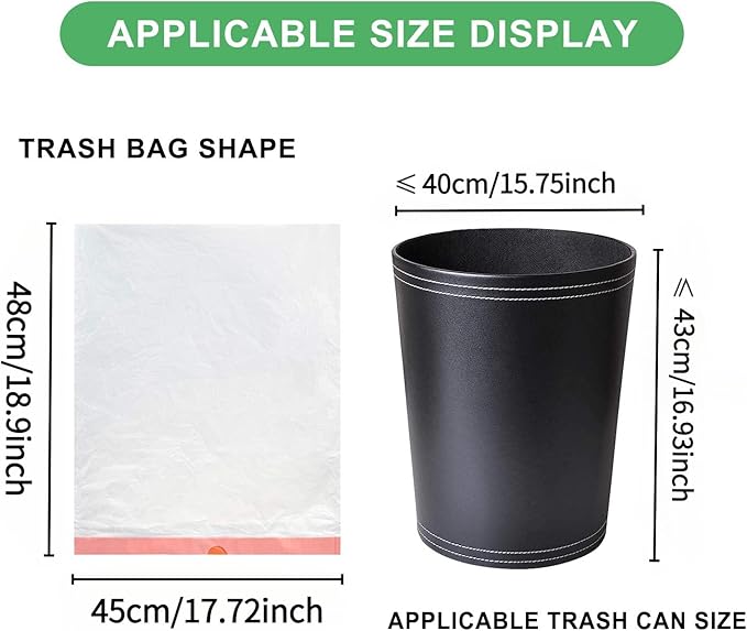 3 Gallon Small Trash-Bags Drawstring For Bathroom - White Plastic Mini Garbage Bags Unscented 60 Count 12 Liter Tiny Waste Basket Liners Kitchen Office Car Little Strong Thick Bulk Magesh