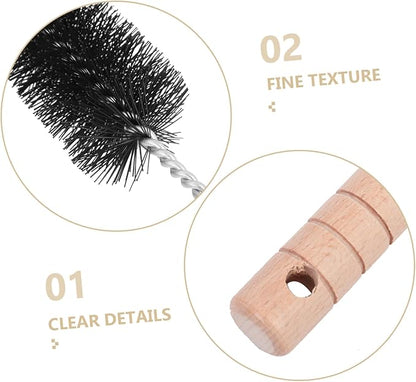 Ciieeo 2pcs Washing Machine and Dryer Cleaning Brush with Wooden Handle Pipe and Tube Cleaner for Home Use Practical Replacement Tool for Dust and Dirt Removal