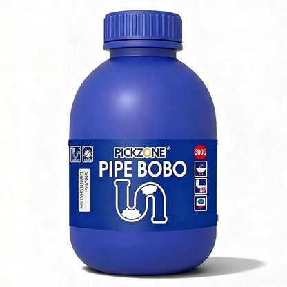 Sink and Drain Cleaner Powder - Drain Clog Remover, Pipe Bobo D-rain Cleaner for Kitchen Bathroom Tubs and Showers, Powerful Unclogging Improve Water Flow (1 Bottle, Fl Oz, 13.4)
