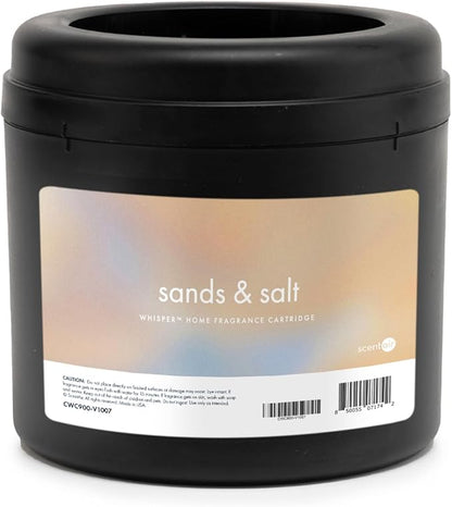 ScentAir Whisper Home Monthly Plug-in Refill, Fragrance Cartridge for Home and Office, Amazon Exclusive, Sands & Salt