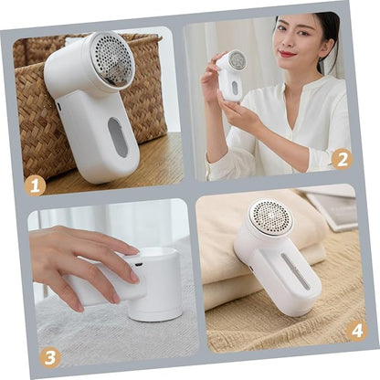 VILLCASE Rechargeable Sweater Pilling Remover and Clothes Pilling Trimmer Fabric Shaver Electric Lint Remover for Sweaters and Household Laundry