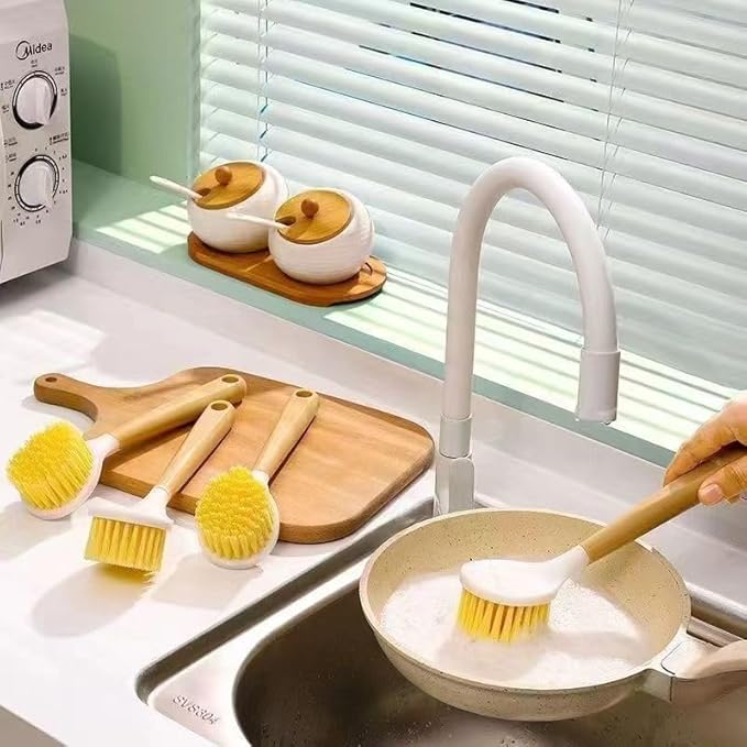 Kitchen Dish Brush Dish Scrubber for Pans, Pots, Kitchen Sink Cleaning, Dishwashing and Cleaning