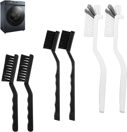 Washing Machine Cleaning Brush Kits Front Load Washer Scrub Cleaner Tools Accessories for Tight Spaces and Washing Machine Rubber Seals Tight Spaces and Washer Rubber Seal 6pcs
