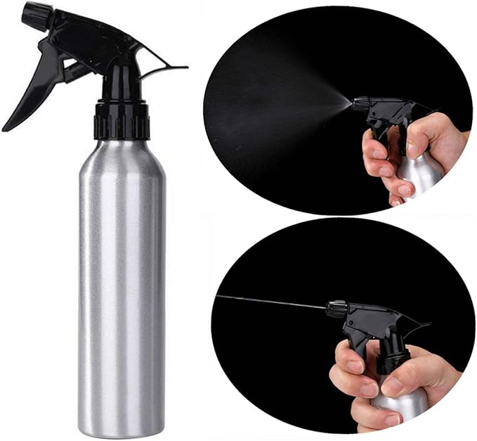 DOWEI 250ml Aluminum Empty Spray Bottles,2pcs Reliable Sprayer Empty Spray Bottles 250ml Aluminum Bottle for Hairdressing Tattooing Green Soap Flowers Water Sprayer Tool