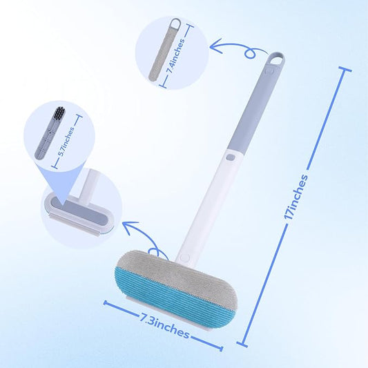 Uproot Cleaner Pro Pet Hair Remover, Carpet Rake for cat Fur Removal, Dog Hair Remover Tool, Efficient Fur Brush for Carpets, Rugs, Couches, Furniture, Reusable Ergonomic Design