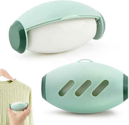 2 Pcs Reusable Lint Roller for Pet Hair, Portable Mini Lint Roller for Clothes, Washable Gel Lints Remover Tool Extra Sticky Cleaner for Clothes Sofas Hair Debris Dust (Green)
