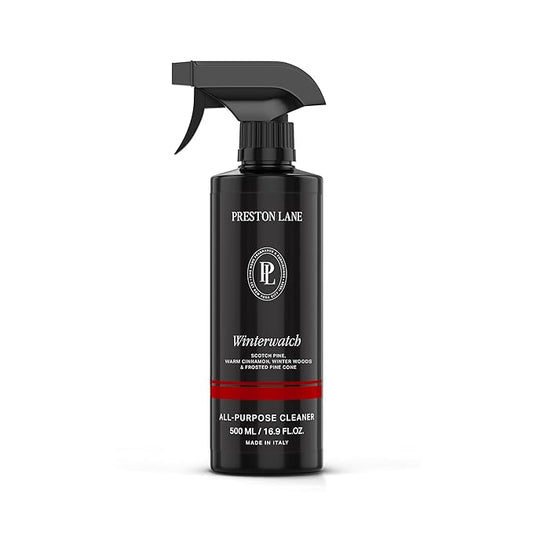 Preston Lane Luxury All Purpose Cleaner, Winterwatch Scent – Bio Based Multi Surface Spray Bottle | Streak Free Finish, Lifts Dirt, Smudges & Grease | Vegan & Cruelty Free Home Essential