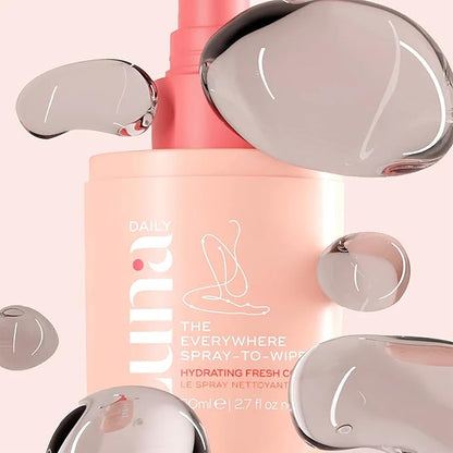 Luna Daily The Everywhere Spray-To-Wipe - Hydrating Soft Cotton | 80ml