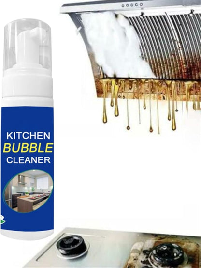Foam Rust Remover Kitchen All-purpose Cleaning Bubble Spray, Multi-purpose Foam Kitchen Grease Cleaner, Rinse-free Cleaning Spray for Hood,pots,grill,sink (150ml)