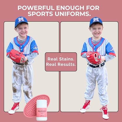 Mary's Stain Remover - Refillable Tube Stain Stick, Natural 6 Ingredient, Baby Gift, Tween Gift, Blood, Grease, Oil, Ketchup, Expo, Pen, Slime, Sports Stains, Refill Cartridge System