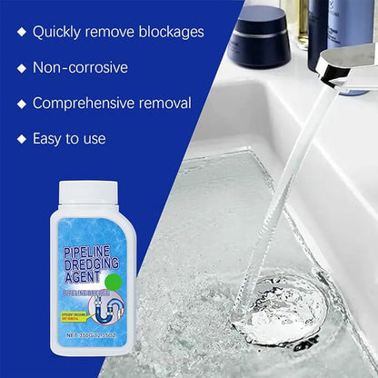 2026 Upgrade Drain Clog Remover, Pipeline Dredging Agent, Powerful Quick Cleaning Drain Toilet Cleaner Tool, Unclog Toilet Clog And Kitchen Sink Pipe Unblocker Powder