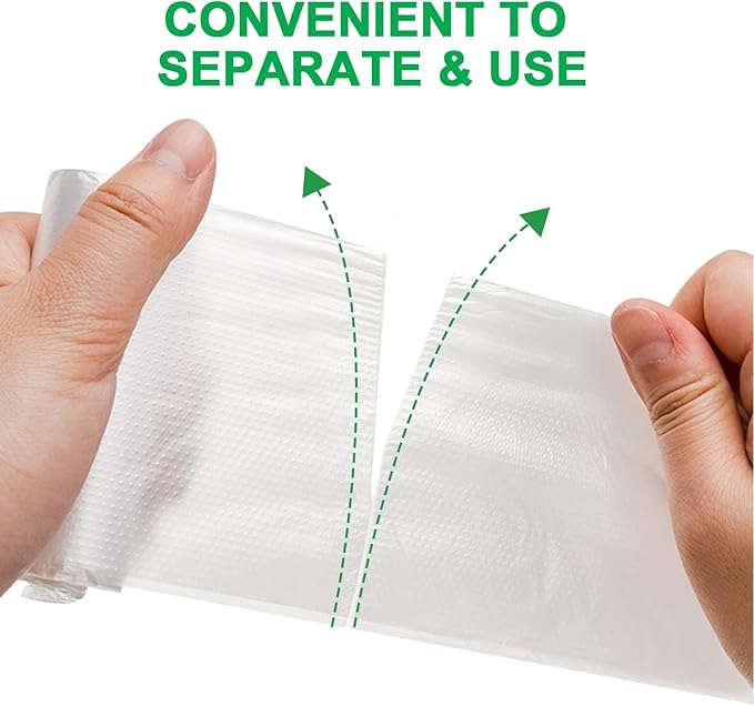 WAIKAS 30 Ggallon Trash Bags, Pack of 10 Large Trash Bags Garbage Bag, 76x93.8cm,33.5g/pc, Unscented, White