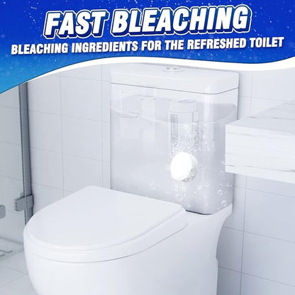 Vacplus Toilet Bowl Cleaners - 24 PACK, Household Toilet Cleaner, Automatic Toilet Bowl Cleaners with Bleach, Sustained-Release Toilet Tank Cleaners for Deodorizing and Descaling, 1.76 Ounces Each