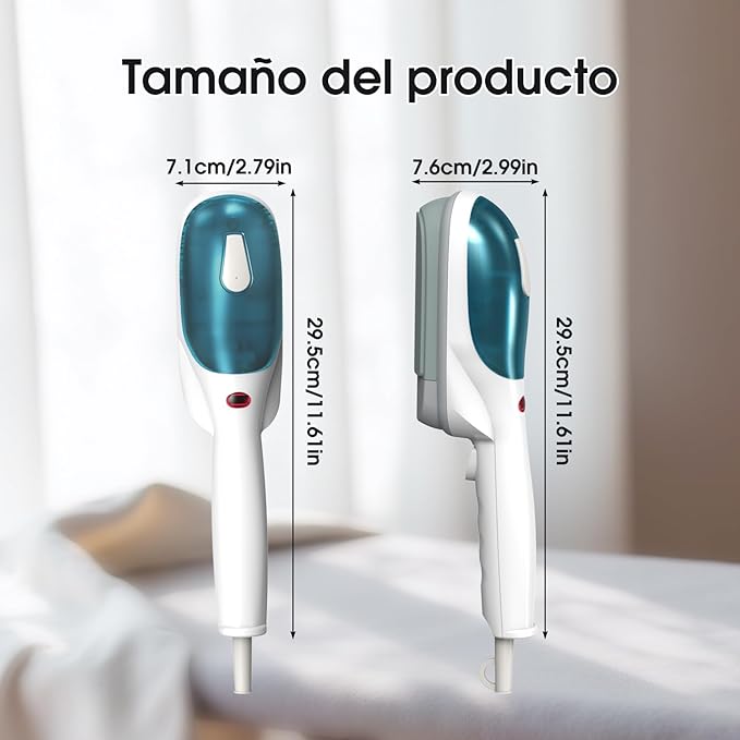 1pc Handheld Steamer Iron for Clothes – 25 Second Heat Up, Powerful Steam for Wrinkle Removal, Ideal for Home, Office, and Travel