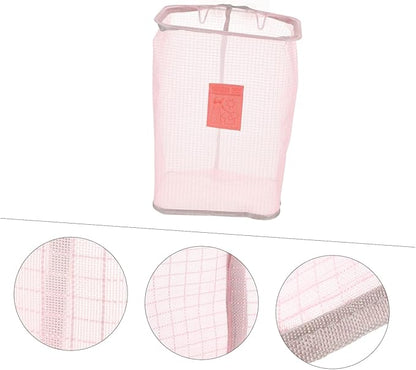 GLEAVI Clothing Basket Laundry Organizer Wall-mounted Black Foldable Space-saving Storage Basket
