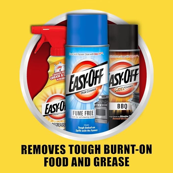 Easy-Off Heavy Duty Oven Cleaner, Regular Scent 14.5 oz Can - Pack of 2