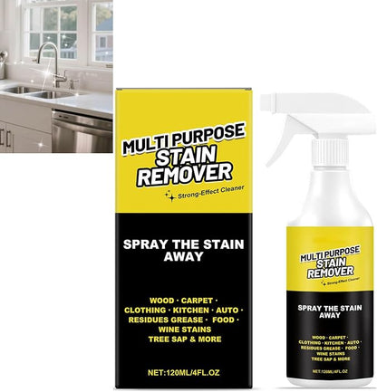 Multi Purpose Stain Remover, A powerful cleaner for kitchens, Kitchen Multi-purpose Foam Cleaner Spray, Fast Acting Cleaner for Kitchen Countertops, Floors, Toilets, Cars (1, 120ML)