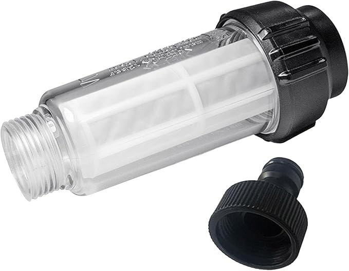 Transparent Washing Machine Filter – ABS 3/4 Inch Detachable Inlet Accessory, Effort-Saving Design For Filtering Sediment And Impurities | Perfect For Laundry Appliances, Home Use, And Replacement