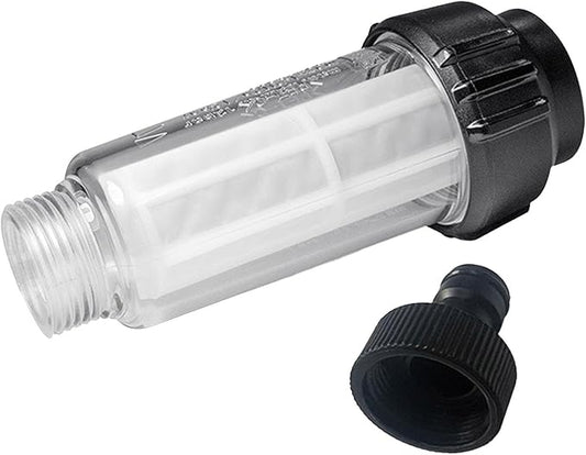 Transparent Washing Machine Filter – ABS 3/4 Inch Detachable Inlet Accessory, Effort-Saving Design For Filtering Sediment And Impurities | Perfect For Laundry Appliances, Home Use, And Replacement