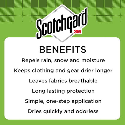 Scotchgard Outdoor Water Shield, Repels Water, Ideal For Outerwear, Tents, Backpacks, Canvas, Polyester And Nylon, 10.5 Ounce Can