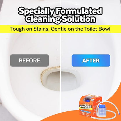 Refill Cartridge Self Cleaning Toilet System - Replacement Cartridge for Automatic Toilet Bowl Cleaner - 1.65 oz, Lasts Up To 3-5 Months Continuous Toilet Bowl Cleaning