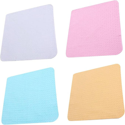 4pcs Cotton Dish Cloth Set, Absorbent Kitchen Cleaning Wipes, Sturdy Lint-Free Multipurpose Cloths for Dishwashing and Household Cleaning
