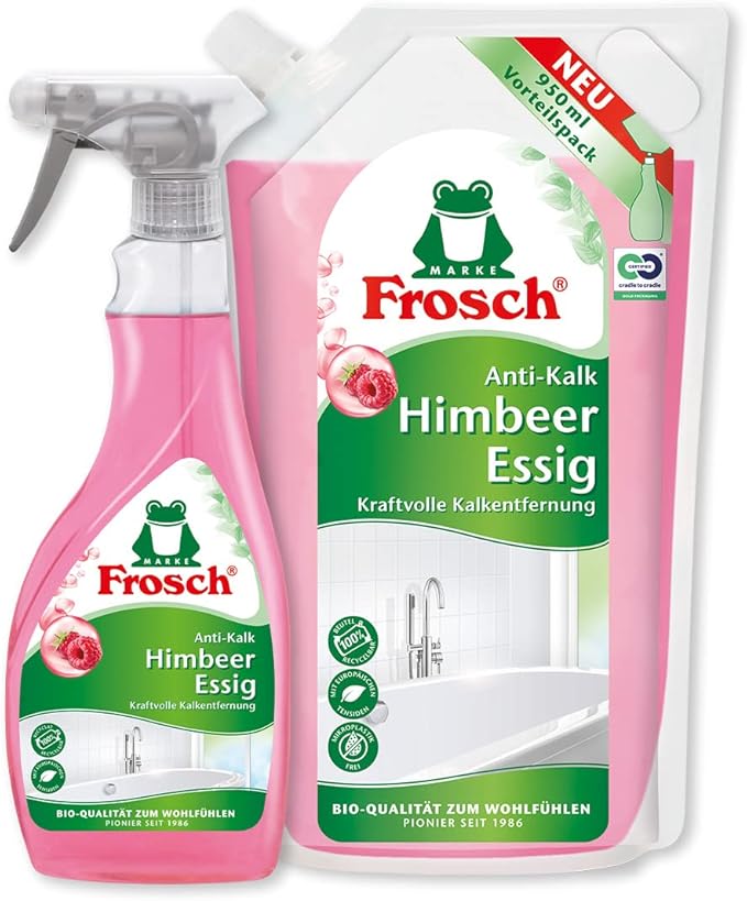 Frosch Anti-Kalk Reiniger Himbeer-Essig, 0,5 l