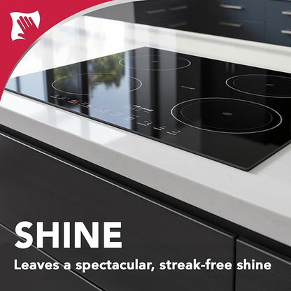 Weiman Ceramic and Glass Cooktop - 10 Ounce - Stove Top Daily Cleaner Kit - 12 Ounce - Glass Induction Cooktop Cleaning Bundle for Heavy Duty Mess Cleans Burnt-on Food
